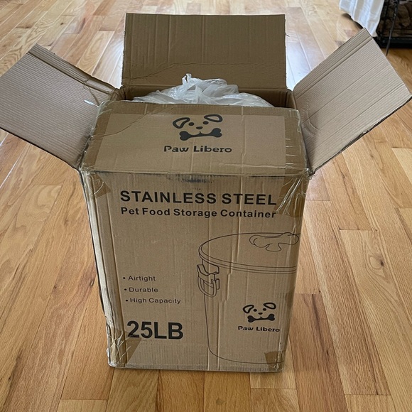 Paw Libero Stainless Steel Pet Food Storage Container